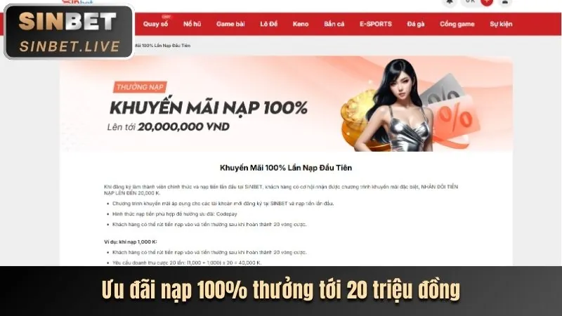 Thưởng chào mừng bắn cá 7789bet game